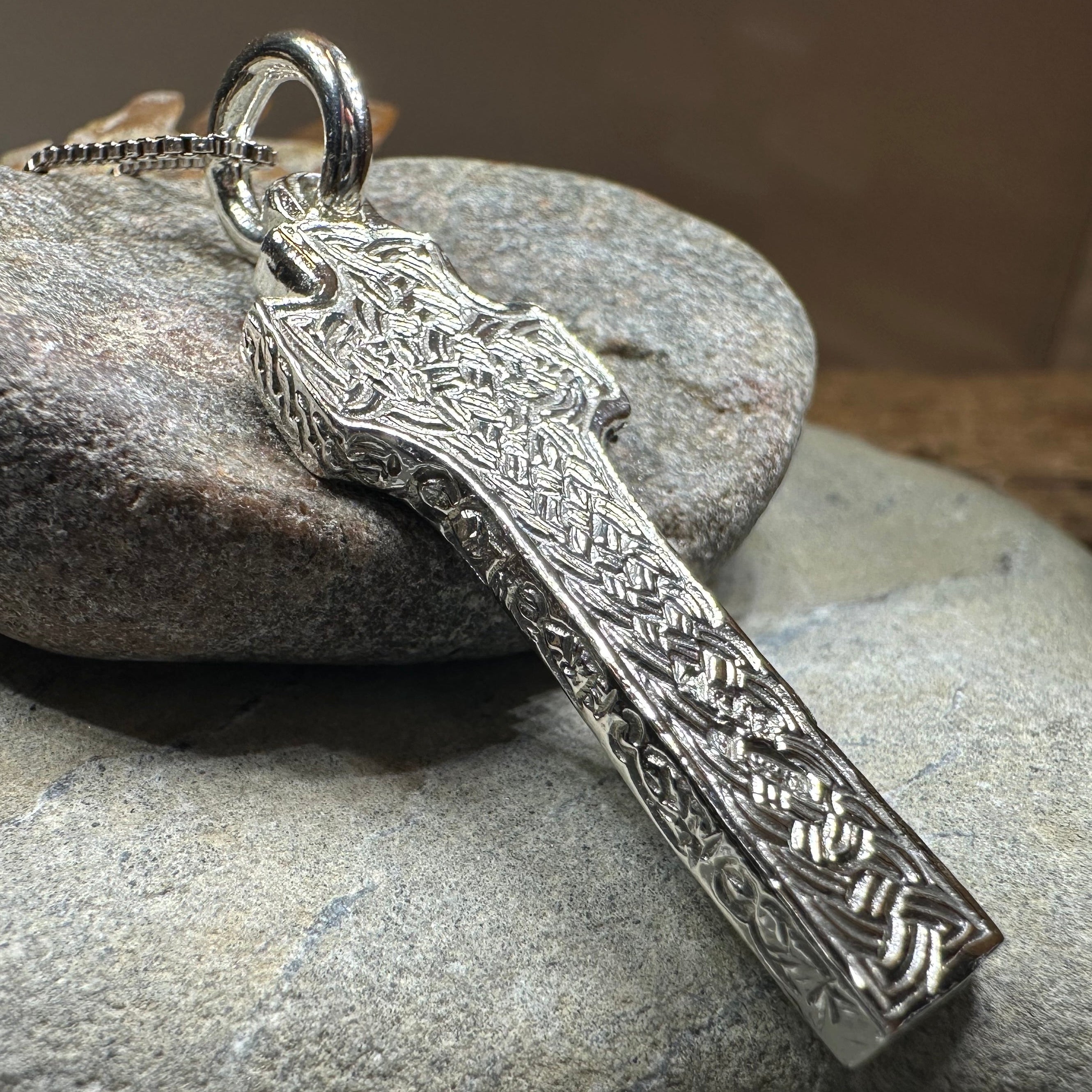 Artisan Irish Saint Patrick Cross Necklace