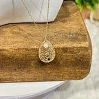 Marina Teardrop Pearl Necklace