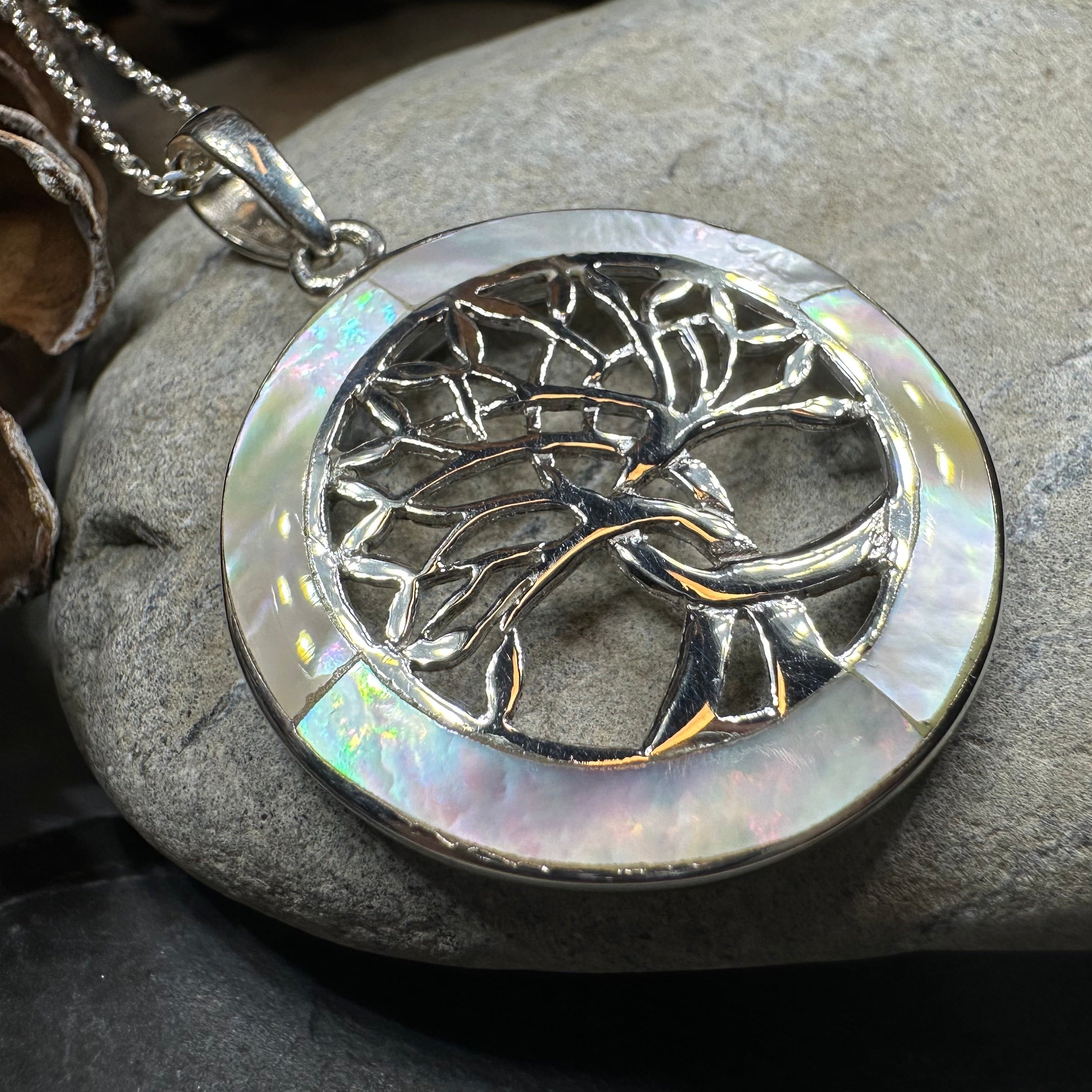 Carmina Tree of Life Shell Necklace