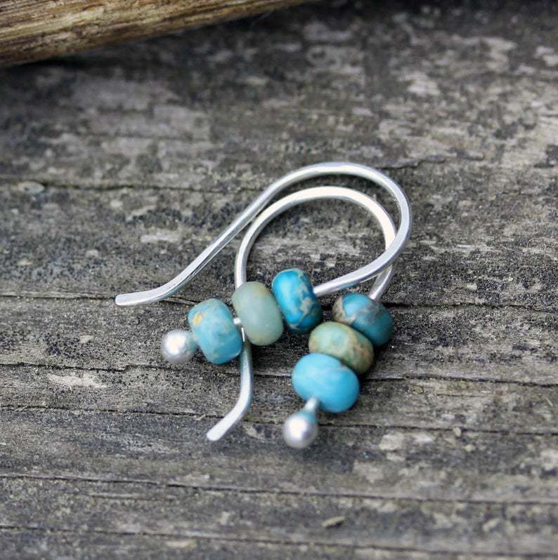 Yuna - Retro Turquoise Earrings