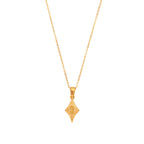 Olivenorma Cat's Eye Pendant Sweater Stainless Steel Necklace