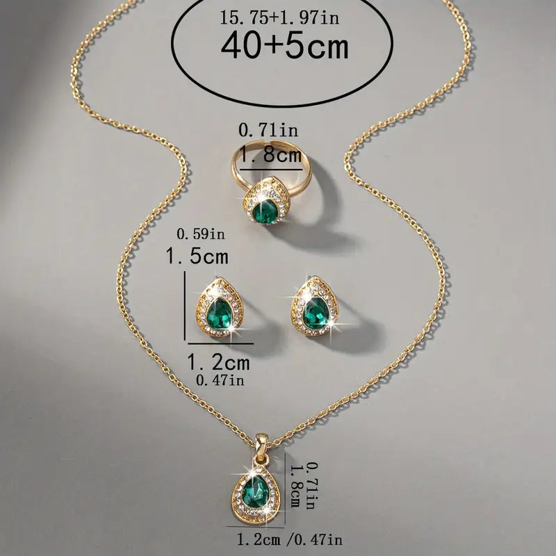 Exclusive Green Glass Jewelry Collection