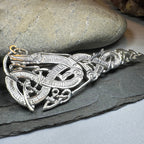Artisan Irish Celtic Beast Brooch