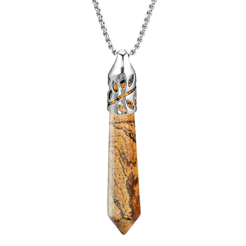 Crrystal Bullet Protection Gemstone Necklace
