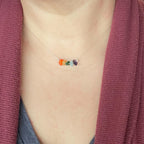 Olivenorma Natural Stone Zodiac Sign Choker Necklace