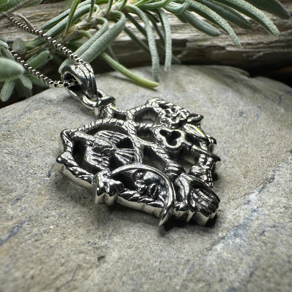 Heart Italian Cimaruta Pendant