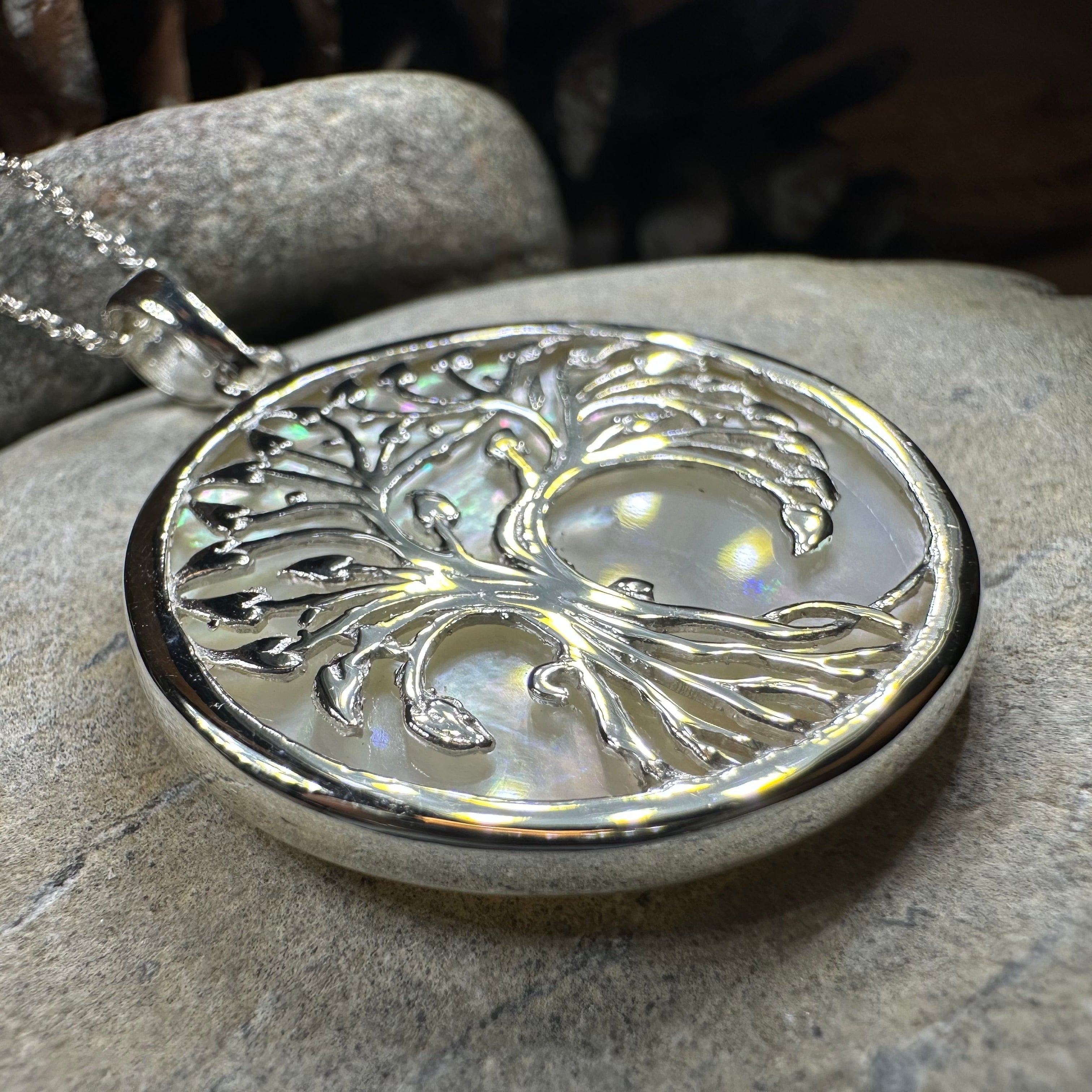 Arianrhod Tree of Life Shell Necklace