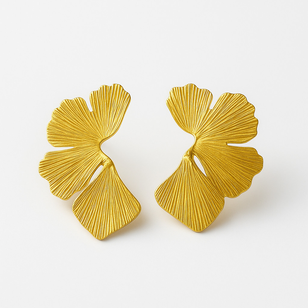 Lucky Goddess Gold Earrings