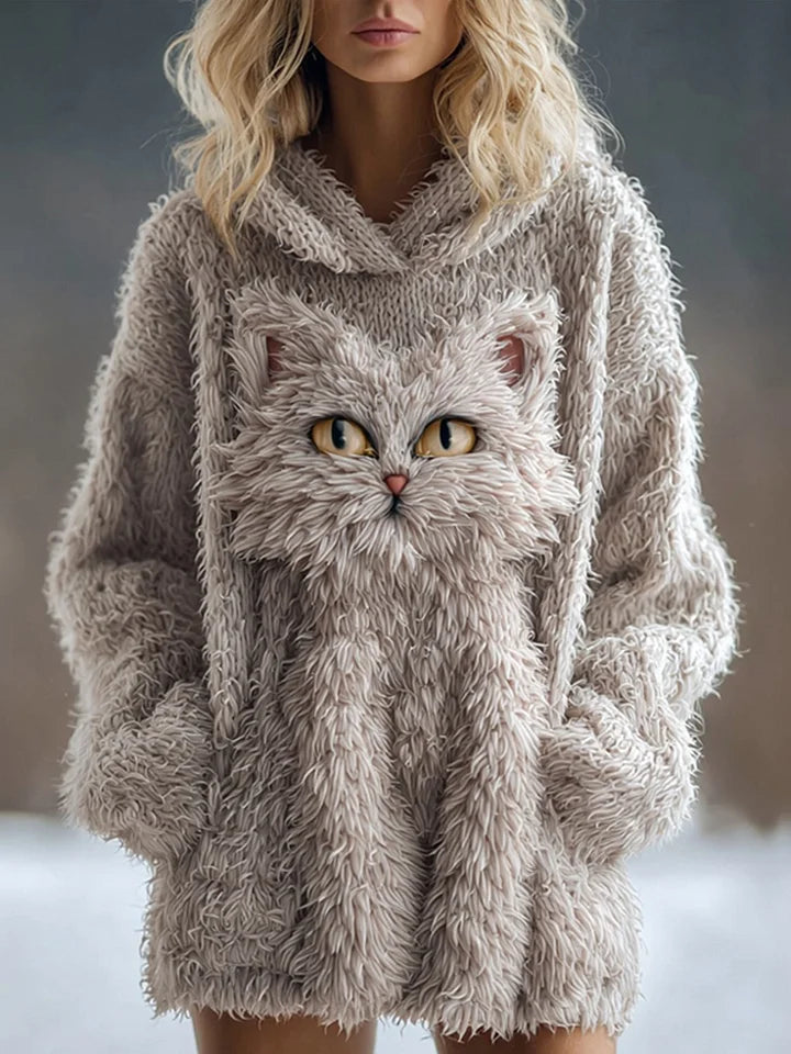 Valerie - Cozy Cat Hoodie
