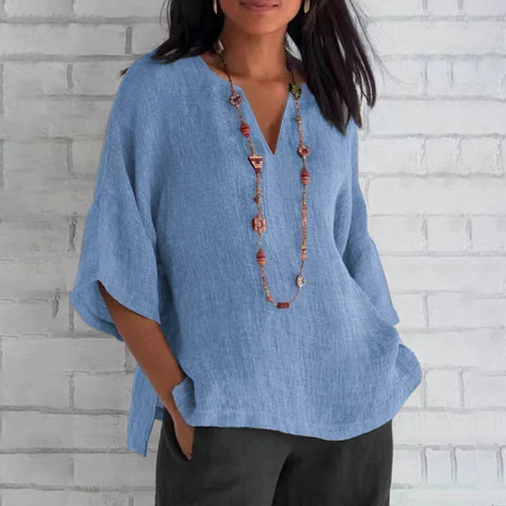 Adriana - Cozy Linen Top