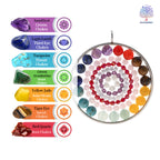 Olivenorma Datura Flower Round Pendant Crystal Necklace