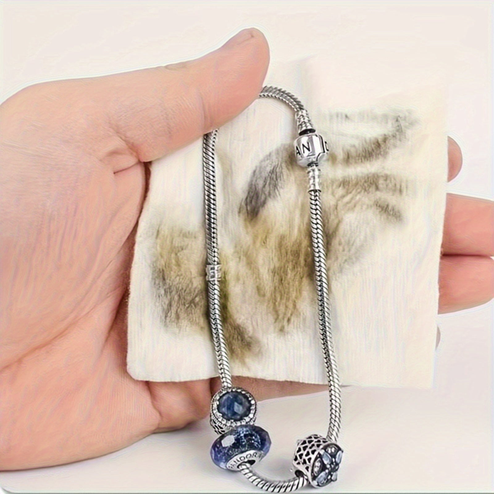 10pcs Polished Cloth Jewelry Care Cleaning Cloth for Rings Necklaces Bracelets