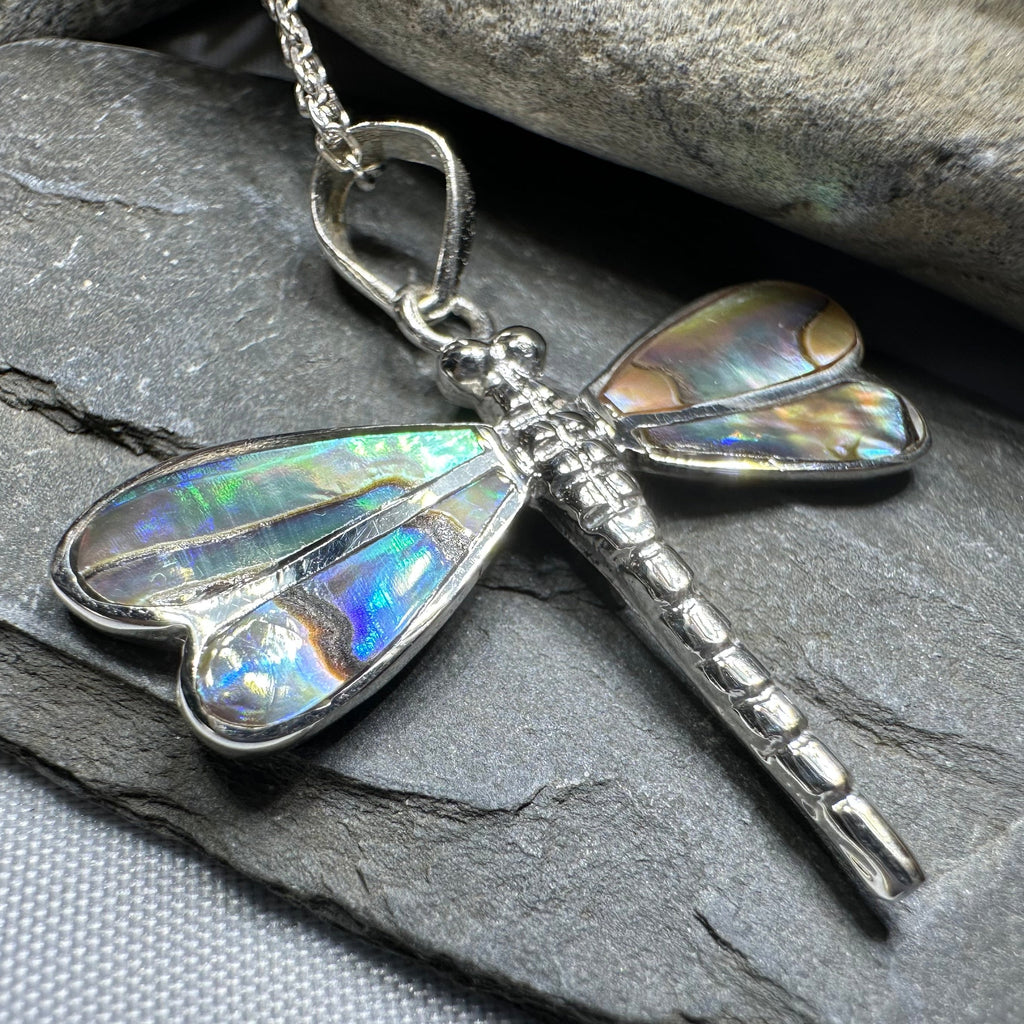 Shimmering Dragonfly Necklace