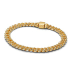 Shannelise | Cuban Pink Bracelet 18k Gold