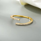 Eliandrea | Classic Zirconia Ring 18K Gold