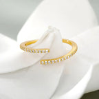 Eliandrea | Classic Zirconia Ring 18K Gold