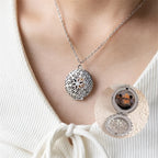 Personalized Photo Locket Necklace - Stainless Steel