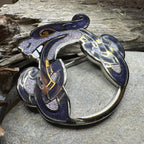 Enamel Celtic Dragon Brooch