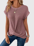 Isa™ | Elegant Blouse with Crew Neck