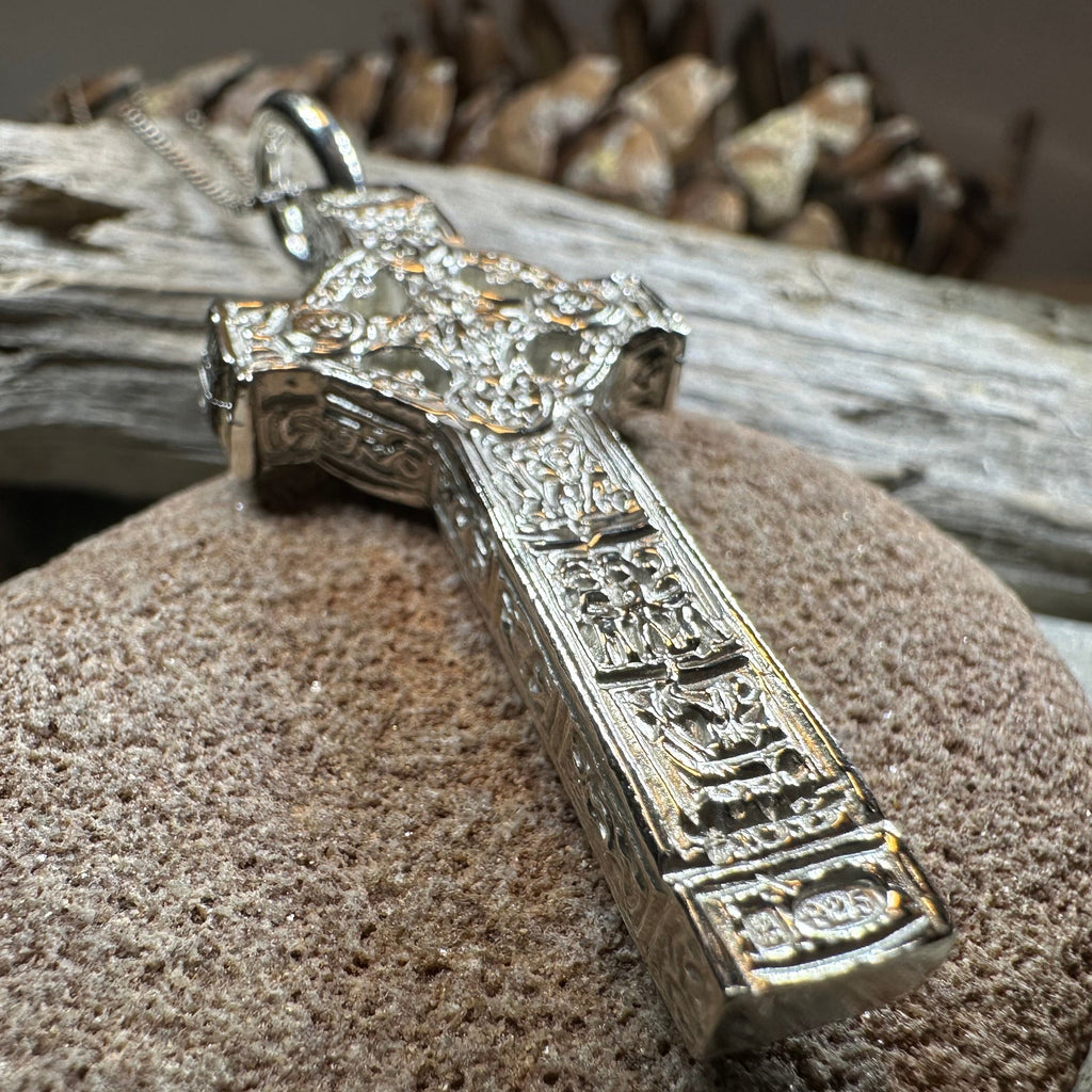 Artisan Irish Clonmacnoise Cross Necklace