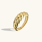 Gold Croissant Ring