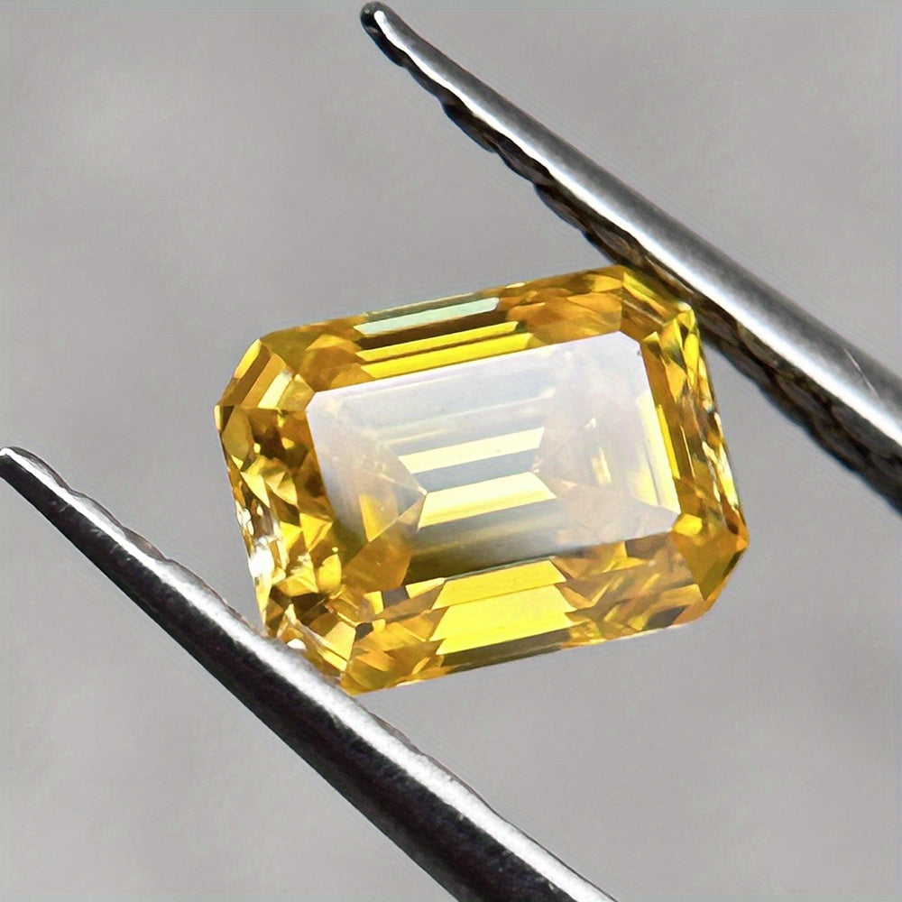 Golden Yellow Moissanite Loose Stone for Jewelry Making