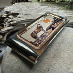 Howling Wolf Copper Money Clip