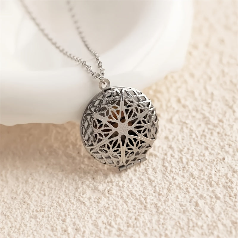 Personalized Photo Locket Necklace - Stainless Steel