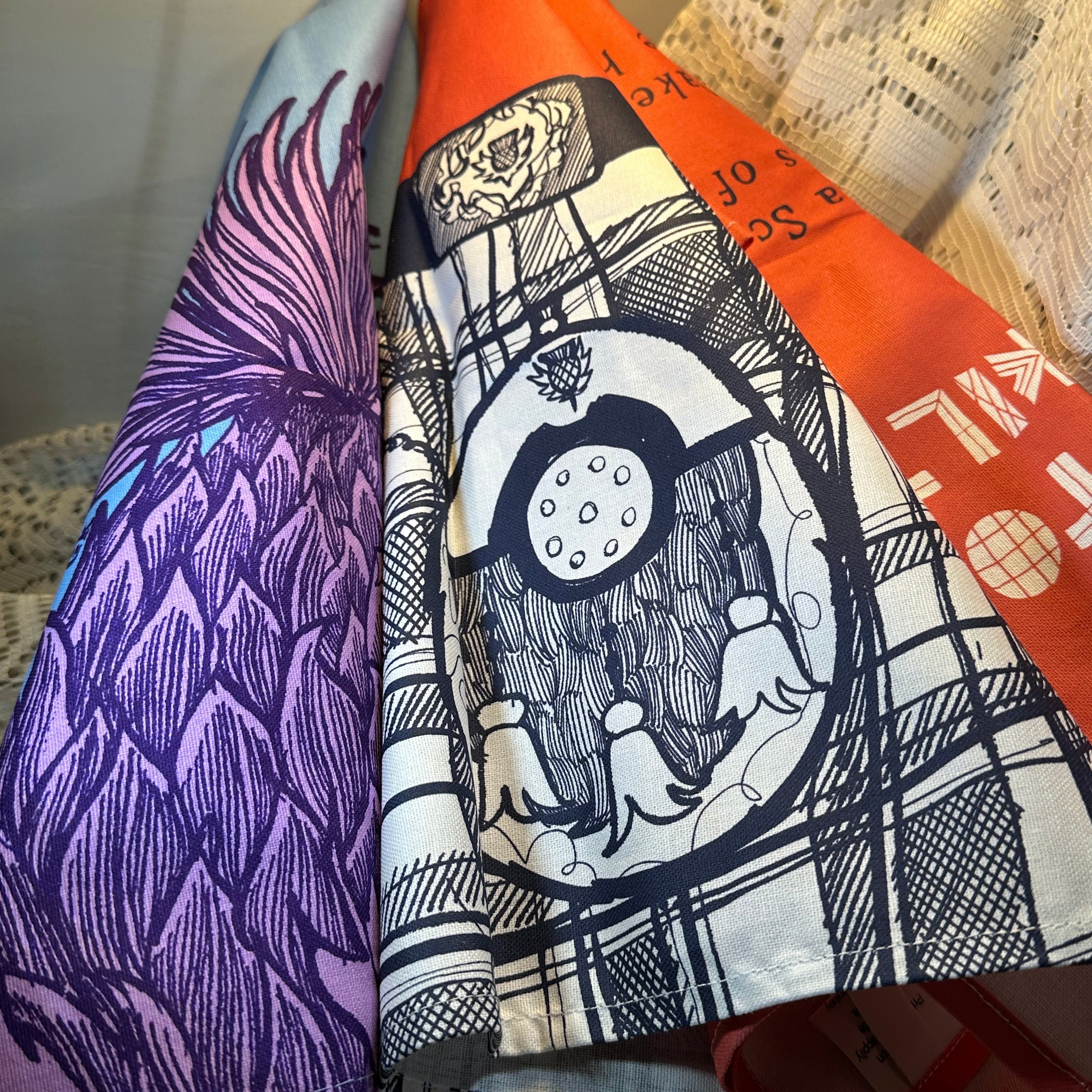 Handmade Scotland Lover Tea Towel Set