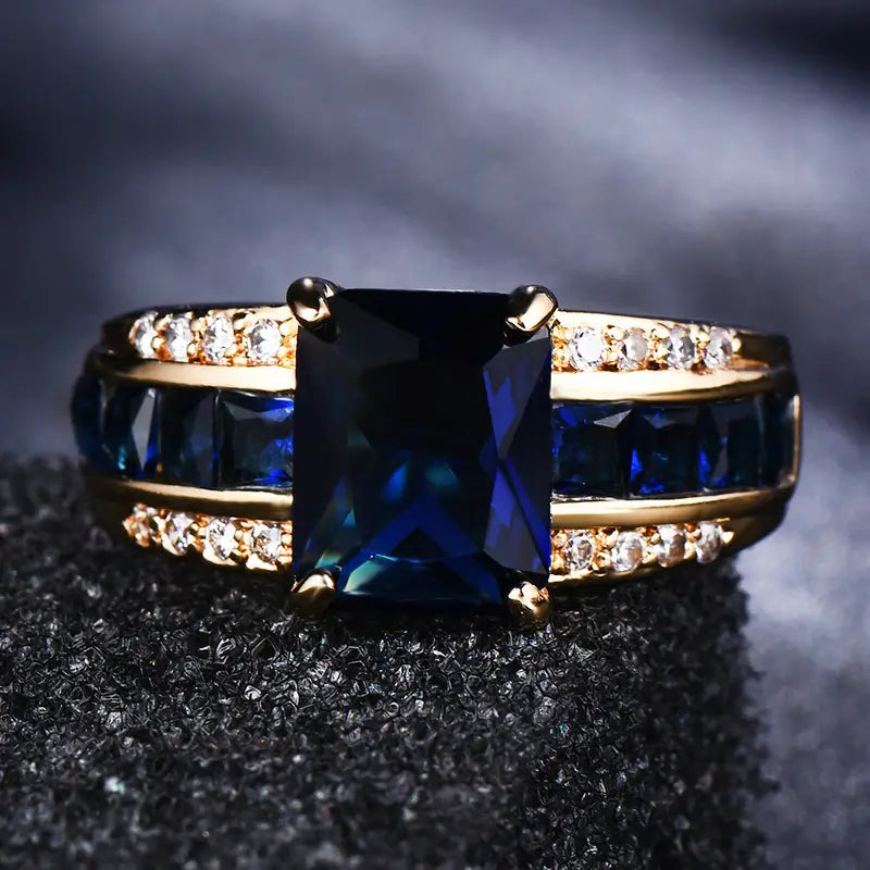 Exclusive Bluemont Gold Ring