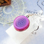 Olivenorma "Venus" Strawberry Rose Quartz Orgone Necklace