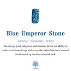 Olivenorma Blue Emperor Stone Green Jade Beaded Necklace