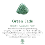 Olivenorma Blue Emperor Stone Green Jade Beaded Necklace