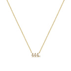 Olivenorma 925 Sterling Silver Angel Number Collarbone Necklace