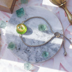 Olivenorma Peridot Pearl Tree Of Life Necklace Bracelet Jewelry Set