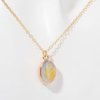 Olivenorma Natural Stone Butterfly Star Moon Necklace