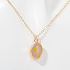 Olivenorma Natural Stone Butterfly Star Moon Necklace