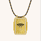 Olivenorma Tarot Card Braided Rope Necklace