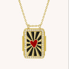 Olivenorma Tarot Card Braided Rope Necklace