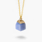 Olivenorma Square Cut Rough Stone Sweet Style Necklace