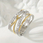 Luxurious Zirconia Eternity Ring