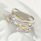 Luxurious Zirconia Eternity Ring