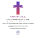 Olivenorma 8mm Luminous Beaded Cross Rosary Necklace