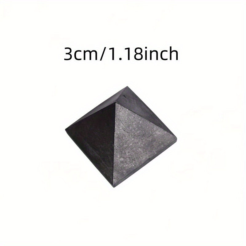 Handcrafted Shungite Stone Pyramid for House Protection