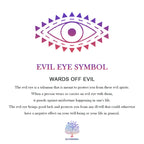 Olivenorma Natural Stone Beads Handcrafted Evil Eye Beaded Necklace