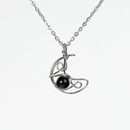 Olivenorma Natural Stone Sun Moon Pendant Necklace