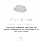 Olivenorma Metal Wrapped Wire Clear Quartz Pendant Necklace