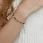 Olivenorma Moss Agate Freshwater Pearl Necklace Bracelet Jewelry Set