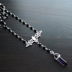 Olivenorma Gothic Energy Hexagonal Crystal Divination Necklace