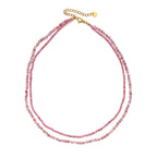 Olivenorma Boho Faceted Gemstone Crystal Choker Necklace